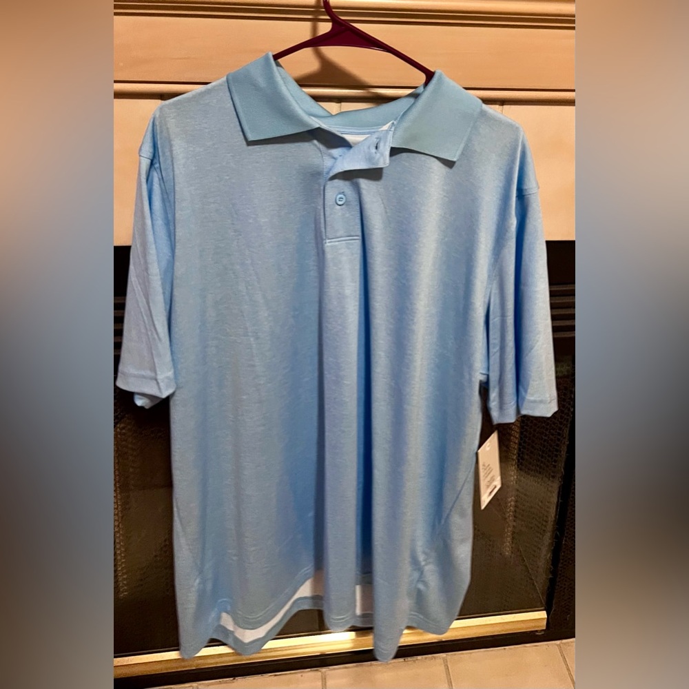 Croft & Borrow Light Blue Polo Size XL